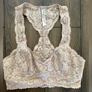 Like🆕 Intimately Free People Women’s Lace Bralette | Tan | XS | NWOT